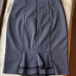 WHBM gorgeous skirt. Black and white polkadot.